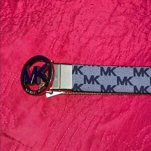 Michael Kors Navy and Tan Women's Belt